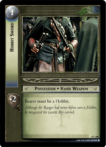 Hobbit Sword (4C306) Card Image