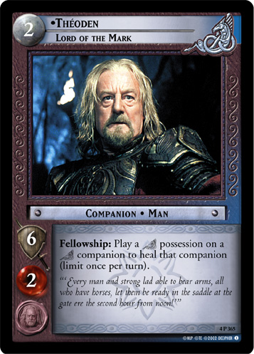 Theoden, Lord of the Mark (4P365) Card Image