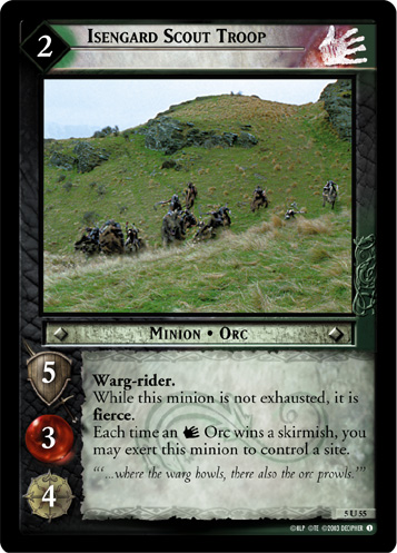 Isengard Scout Troop (5U55) Card Image