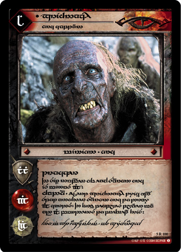 Grishnakh, Orc Captain (T) (5R100T) Card Image