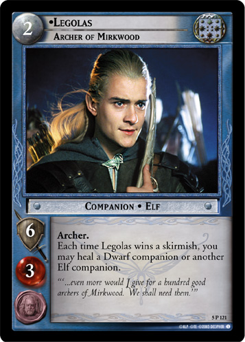 Legolas, Archer of Mirkwood (5P121) Card Image