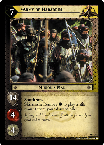 Army of Haradrim (AI) (5R126) Card Image