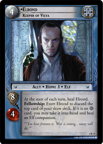 Elrond, Keeper of Vilya (6R15) Card Image
