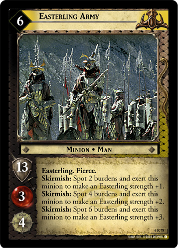 Easterling Army (6R78) Card Image