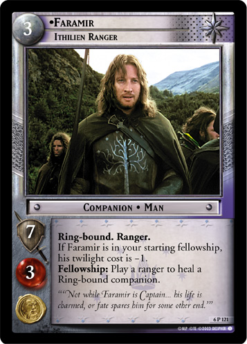 Faramir, Ithilien Ranger (6P121) Card Image