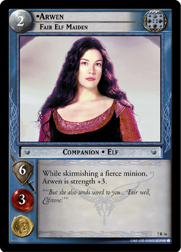 Arwen, Fair Elf Maiden (7R16) Card Image