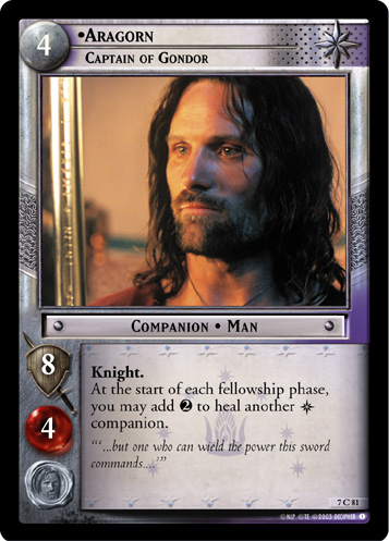 Aragorn, Captain of Gondor (7C81) Card Image