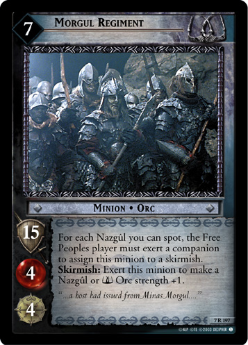 Morgul Regiment (7R197) Card Image