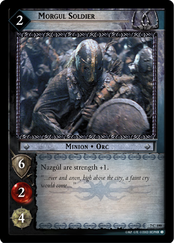 Morgul Soldier (7C199) Card Image