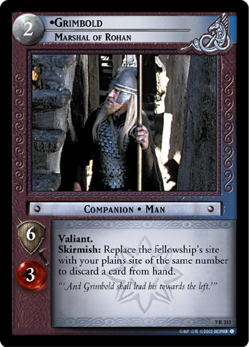 Grimbold, Marshal of Rohan (7R233) Card Image