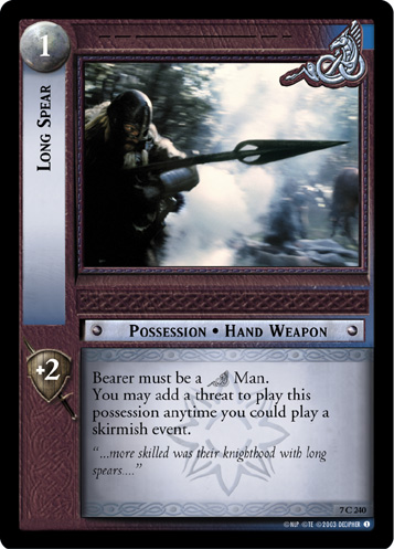 Long Spear (7C240) Card Image