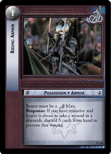 Riding Armor (7U245) Card Image