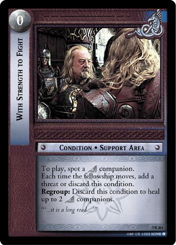 With Strength to Fight (7R261) Card Image