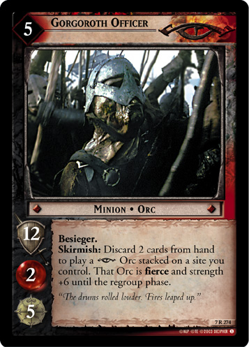 Gorgoroth Officer (7R274) Card Image