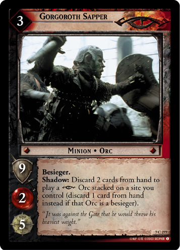 Gorgoroth Sapper (7C277) Card Image