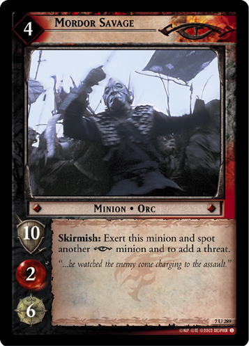 Mordor Savage (7U289) Card Image