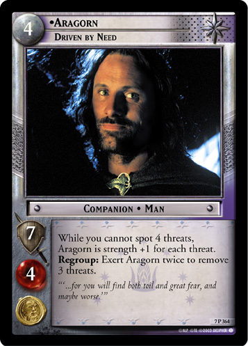 Aragorn, Driven by Need (7P364) Card Image