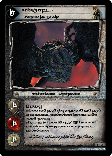 Shelob, Eater of Light (T) (8R25T) Card Image