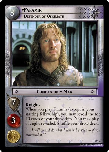 Faramir, Defender of Osgiliath (8C34) Card Image