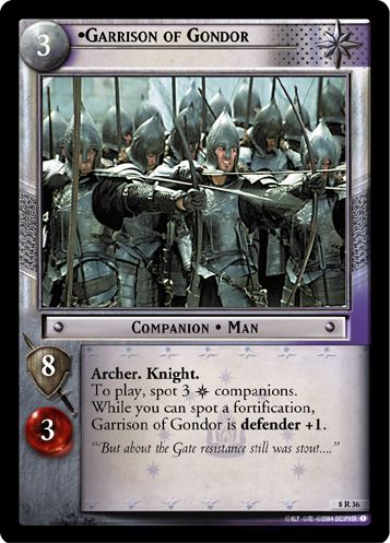 Garrison of Gondor (8R36) Card Image