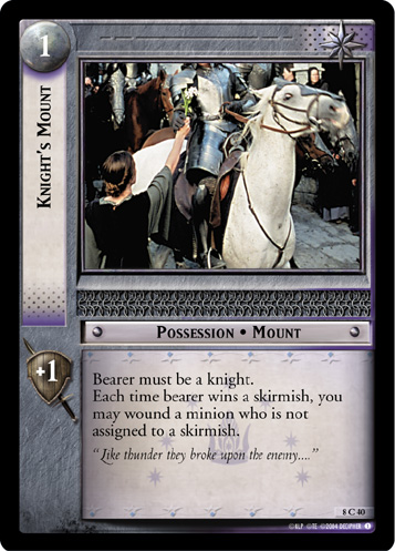 Knight's Mount (8C40) Card Image