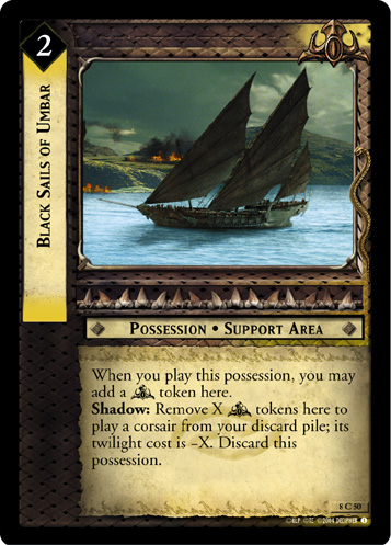 Black Sails of Umbar (8C50) Card Image