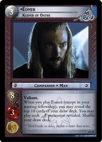 Eomer, Keeper of Oaths (8C87) Card Image