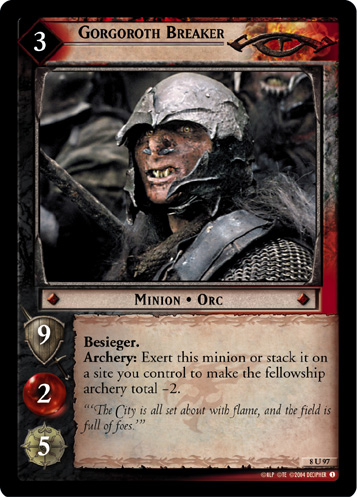 Gorgoroth Breaker (8U97) Card Image