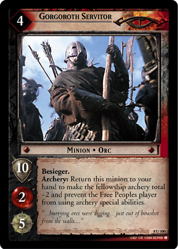Gorgoroth Servitor (8U100) Card Image