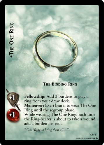 The One Ring, The Binding Ring (9R+1) Card Image