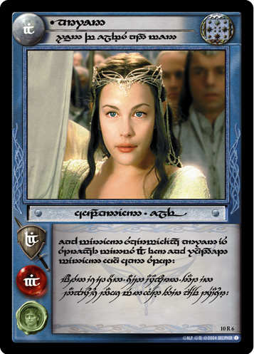 Arwen, Queen of Elves and Men (T) (10R6T) Card Image