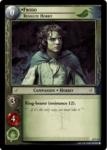Frodo, Resolute Hobbit (10P121) Card Image