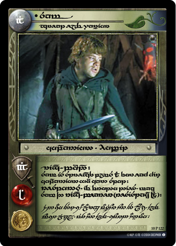 Sam, Great Elf Warrior (T) (10P122T) Card Image