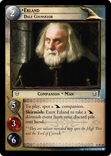 Erland, Dale Counselor (11R30) Card Image
