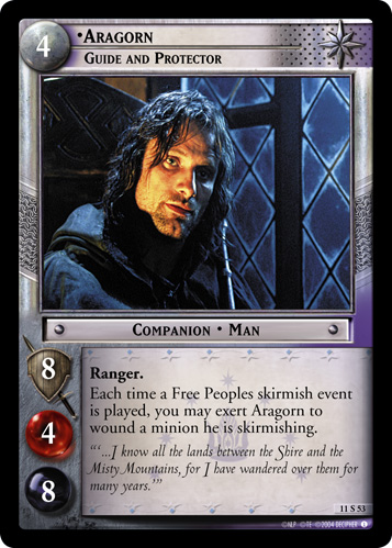 Aragorn, Guide and Protector (11S53) Card Image