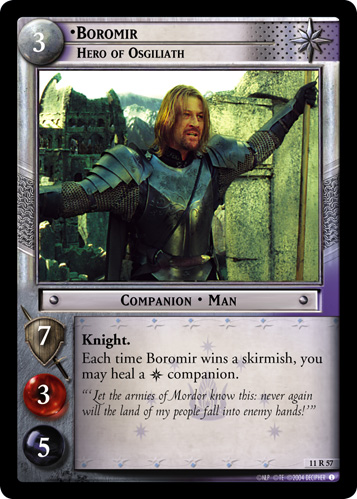 Boromir, Hero of Osgiliath (11R57) Card Image