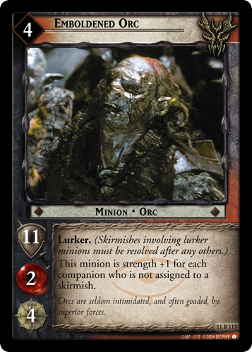 Emboldened Orc (11R119) Card Image
