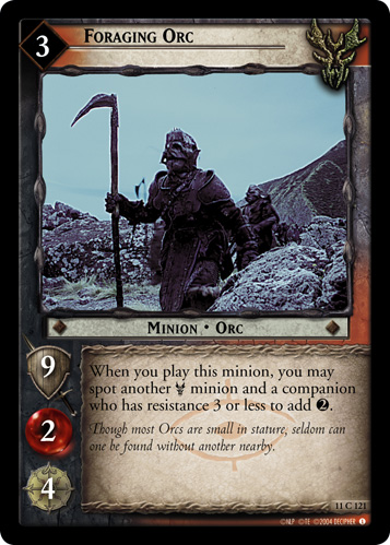 Foraging Orc (11C121) Card Image