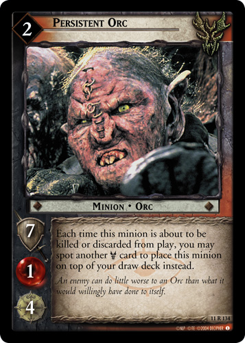 Persistent Orc (11R134) Card Image