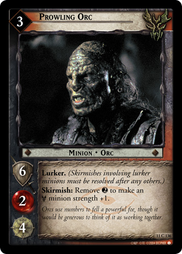 Prowling Orc (11C136) Card Image