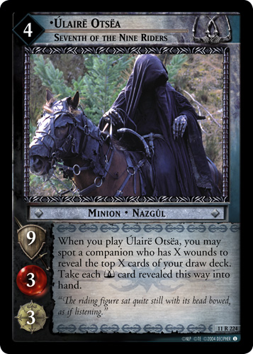 Ulaire Otsea, Seventh of the Nine Riders (11R224) Card Image