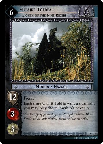 Ulaire Toldea, Eighth of the Nine Riders (11S225) Card Image