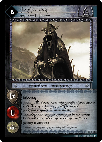 The Witch-king, Captain of the Nine Riders (T) (11R226T) Card Image