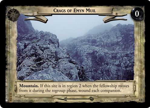 Crags of Emyn Muil (11S234) Card Image