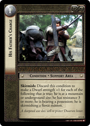 His Father's Charge (12C8) Card Image