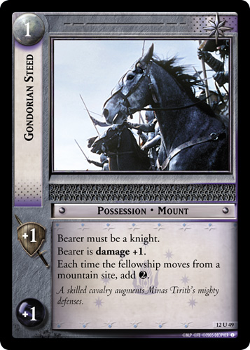 Gondorian Steed (12U49) Card Image