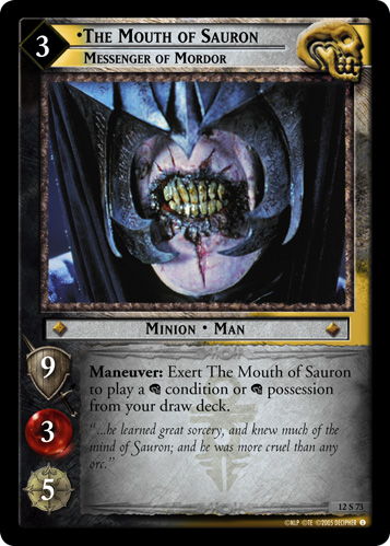 The Mouth of Sauron, Messenger of Mordor (12S73) Card Image