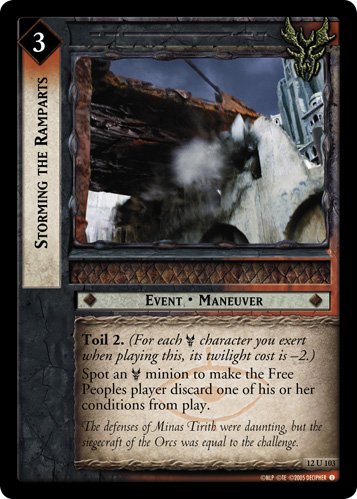 Storming the Ramparts (12U103) Card Image