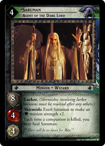 Saruman, Agent of the Dark Lord (12S144) Card Image