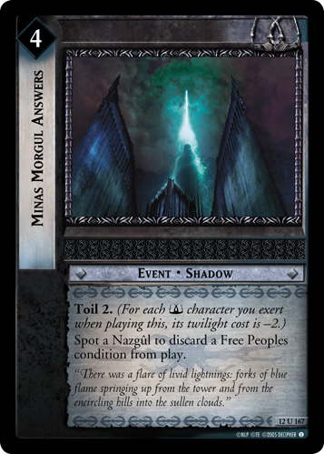Minas Morgul Answers (12U167) Card Image